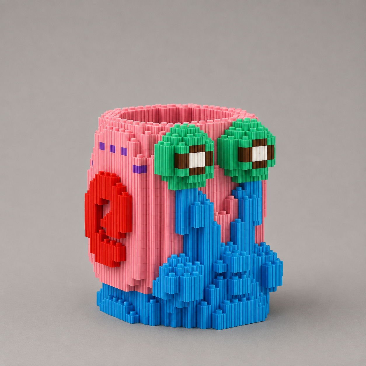 Schnecke mit Stiftehalter | Bausteine