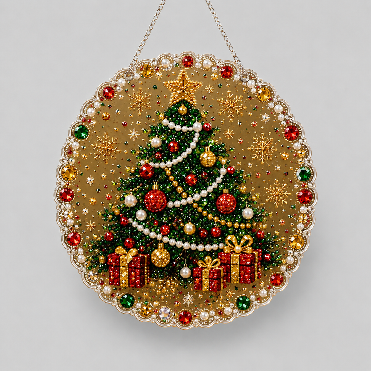Weihnachtsanhänger | Weihnachtsbaum | Diamond Painting