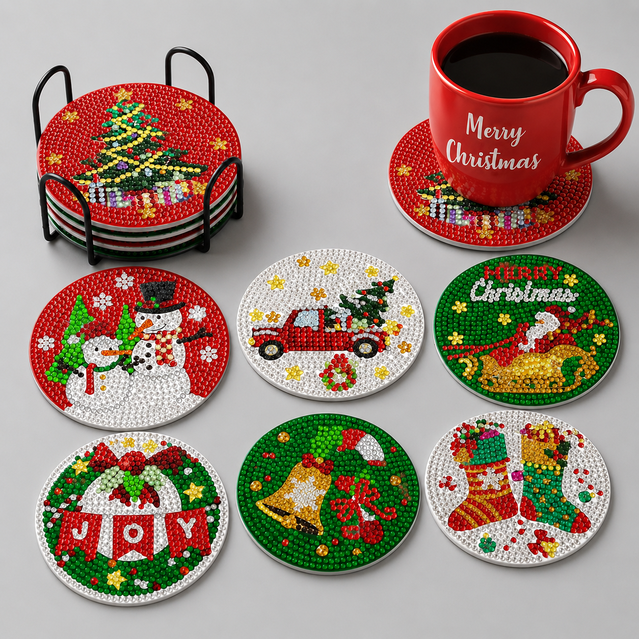 Untersetzer | Weihnachten | Diamond Painting