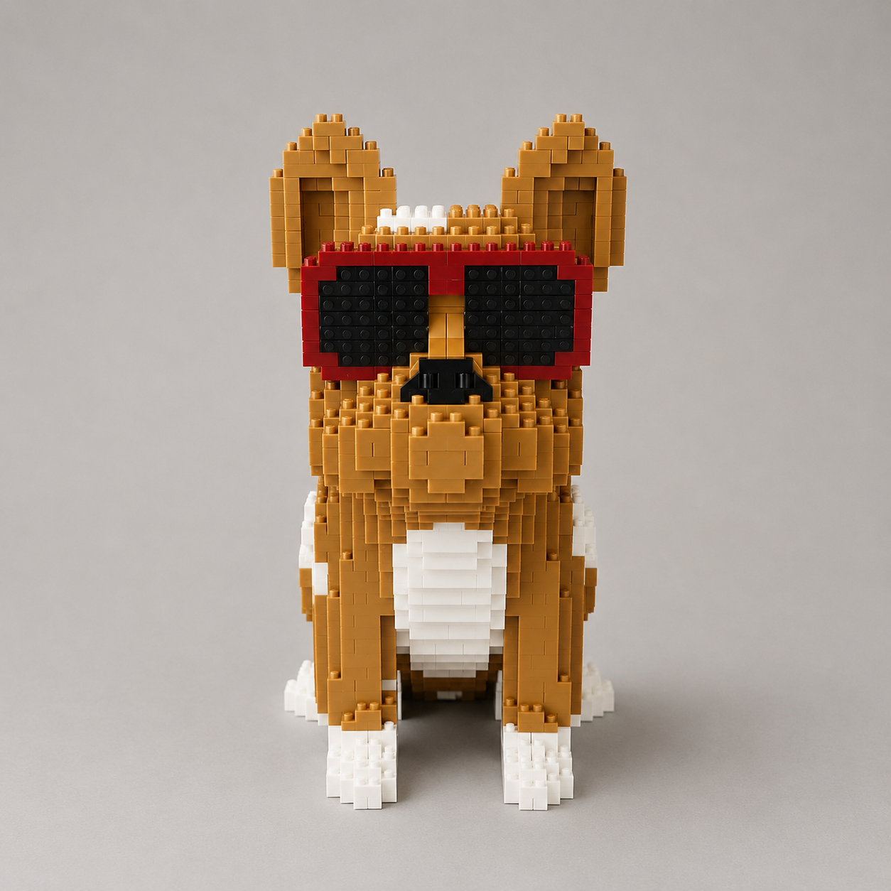 Stoße Bulldogge | Bausteine