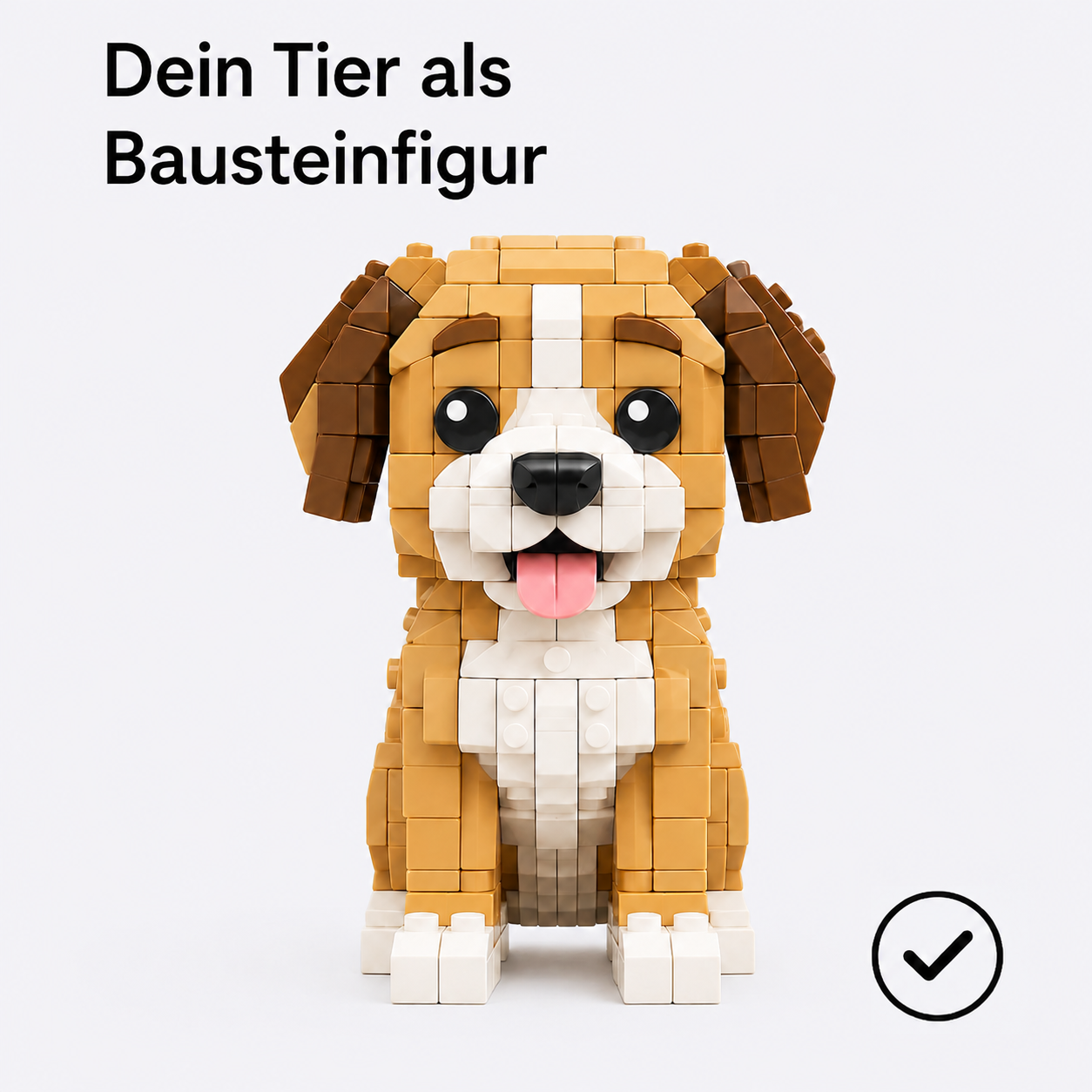 Dein Tier als Bausteinfigur nach eigenem Foto | Bausteine