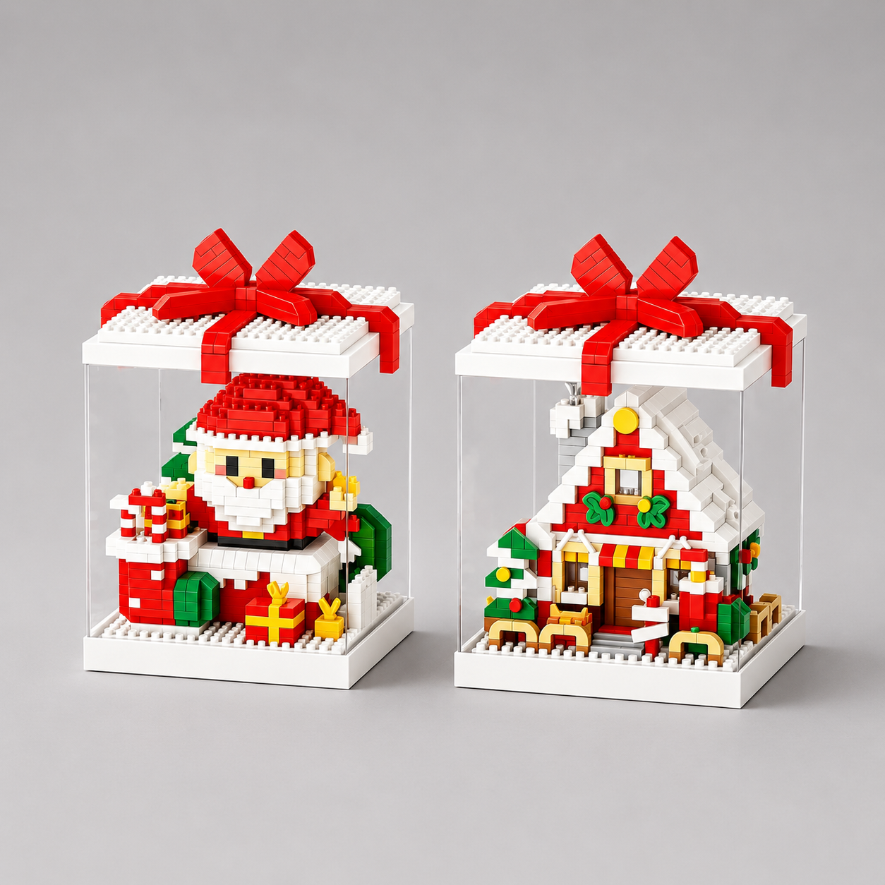 Weihnachtsfiguren im Block | Bausteine