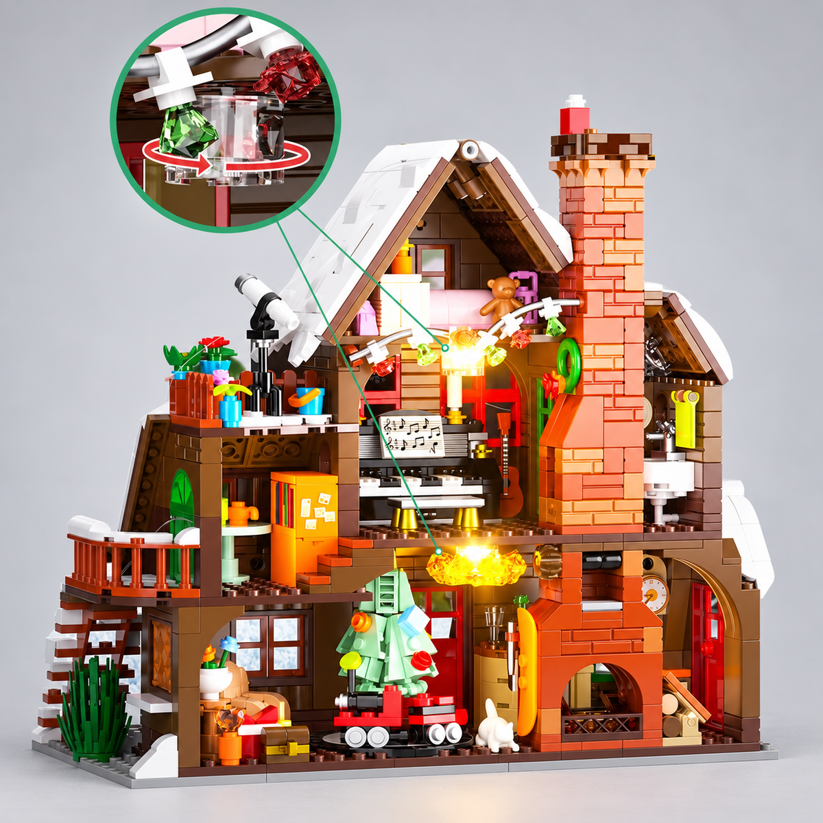 Weihnachtsvilla | Bausteine