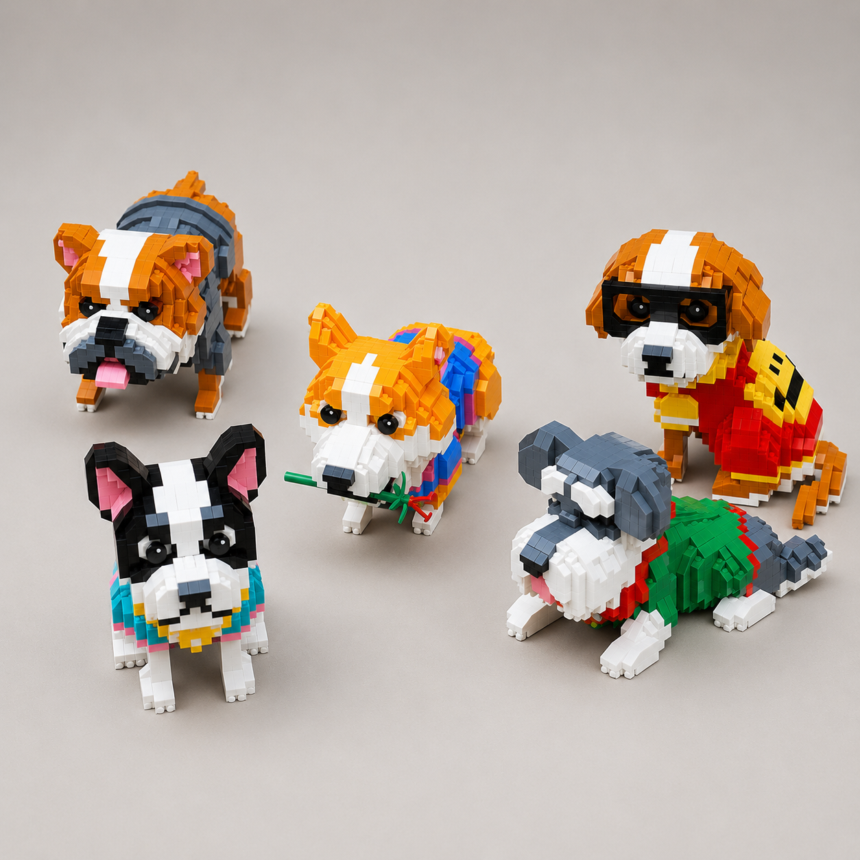 Französische Bulldogge | Bausteine