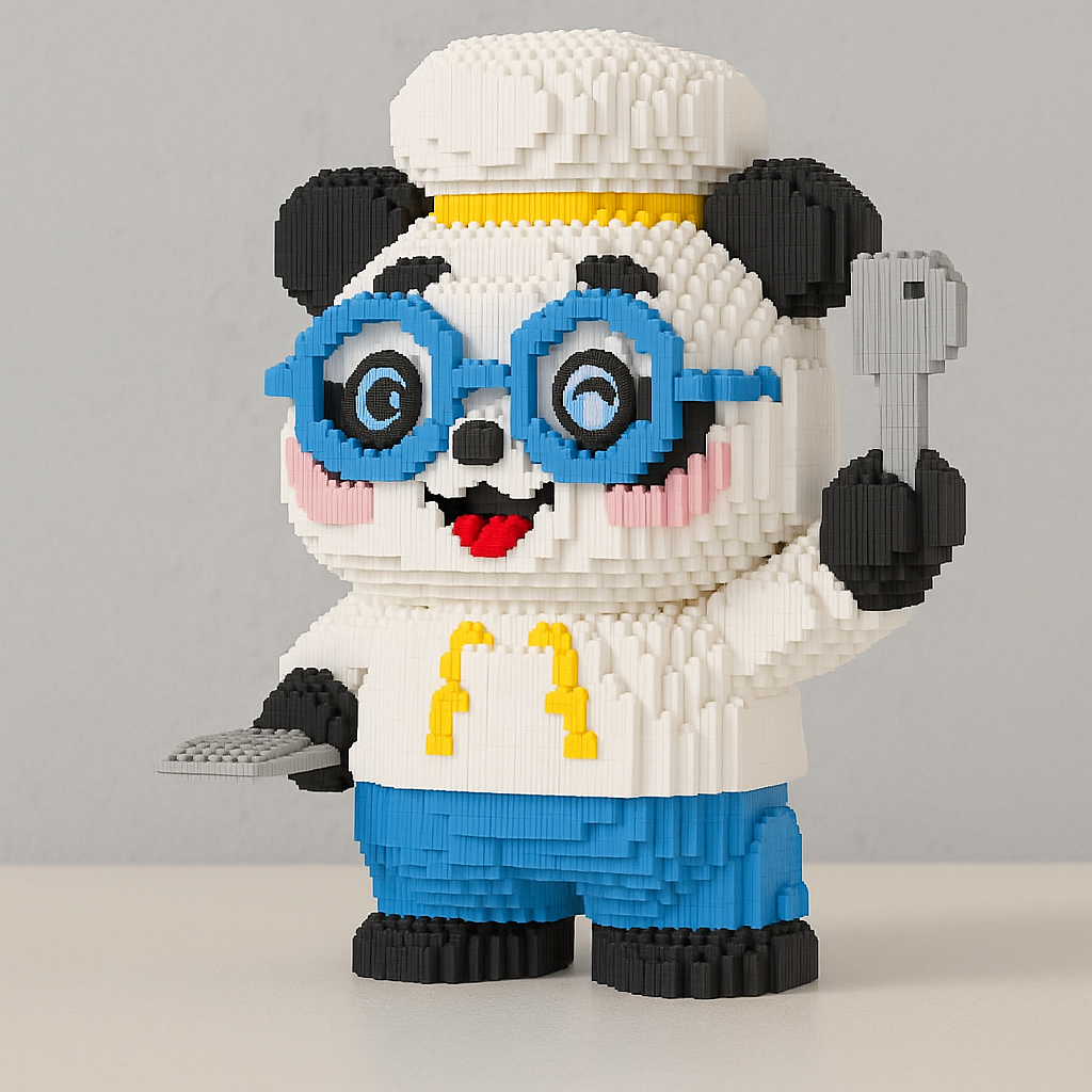 Bäcker-Panda | Bausteine