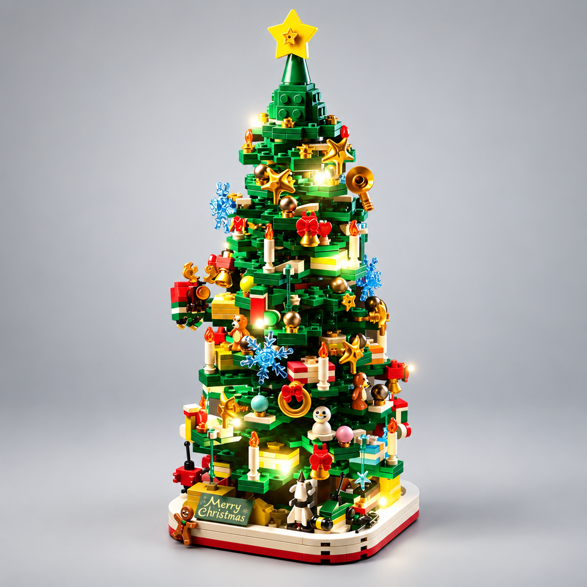 Kreativer Weihnachtsbaum | Bausteine