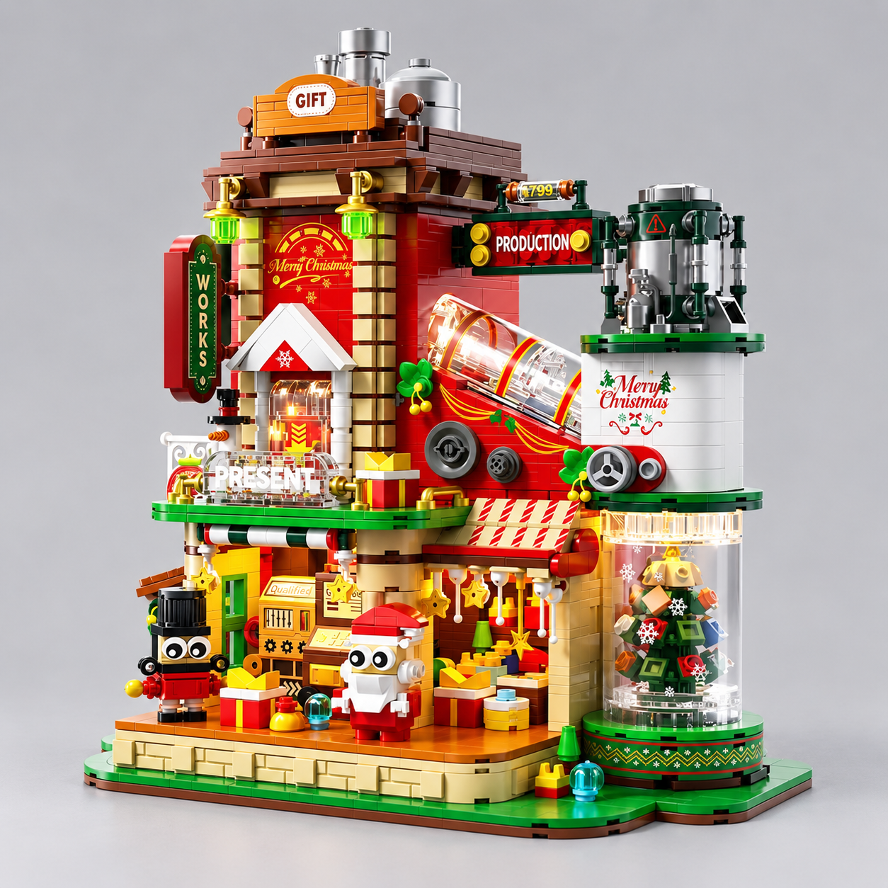 Weihnachtsfabrik | Bausteine