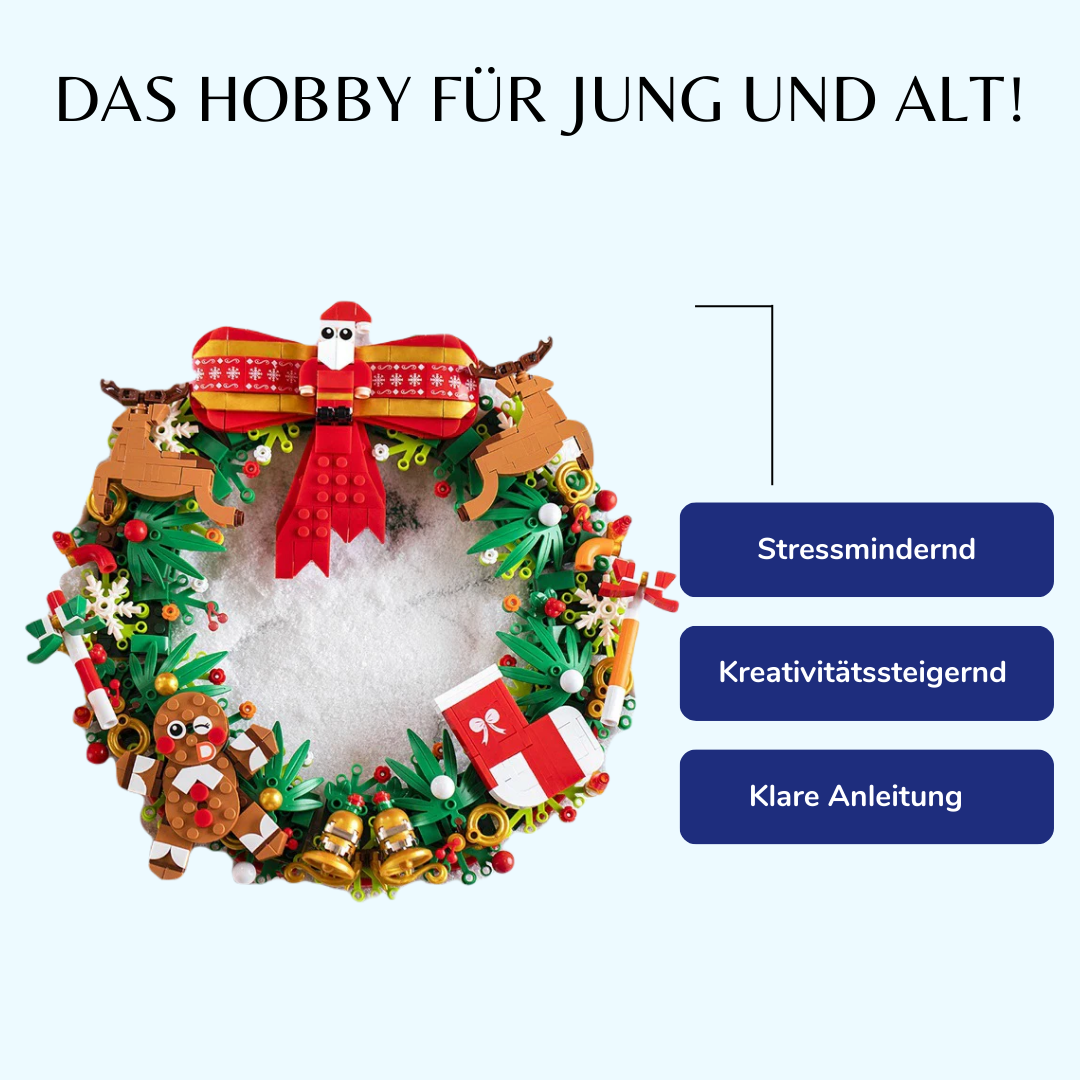 Schöner Weihnachtskranz