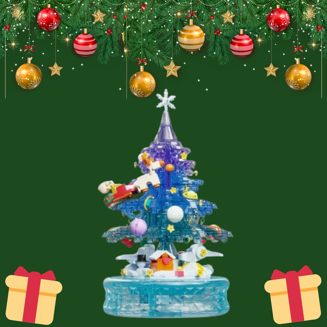 Fantasie-Weihnachtsbaum | Spieluhr  | Bausteine