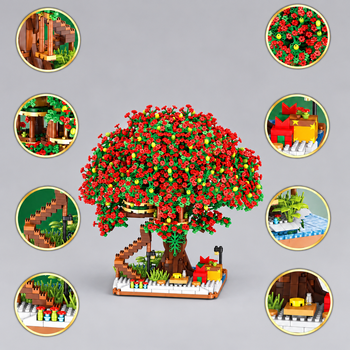 Weihnachts-Baumhaus | Bausteine