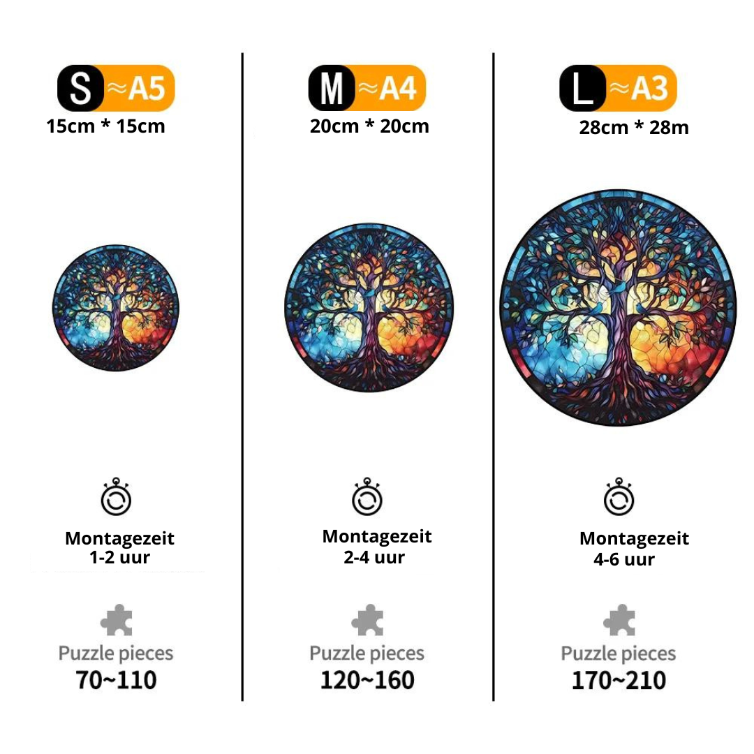 Baum | 2D Holzpuzzle