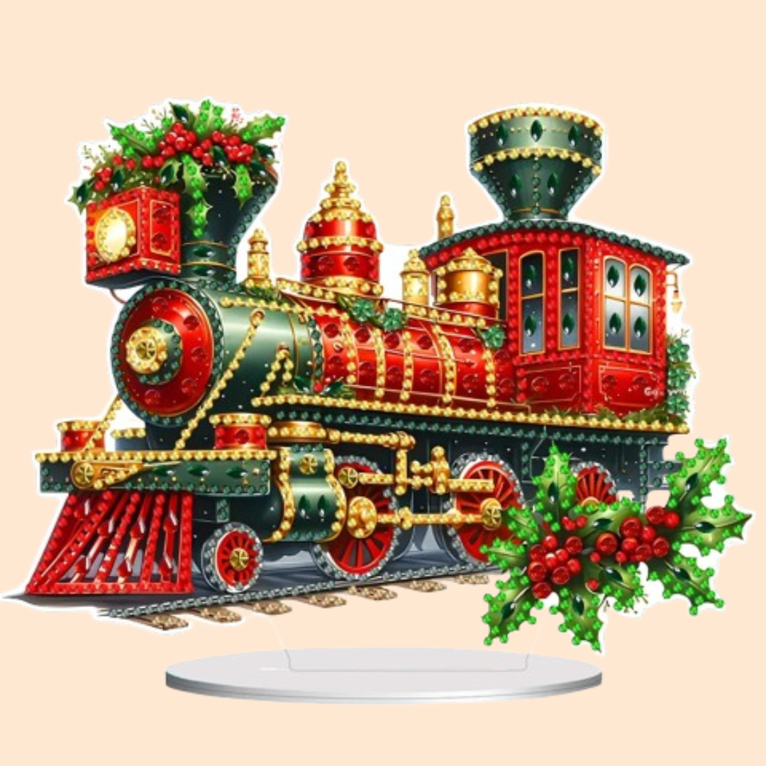5D Weihnachtszug | Diamond Painting