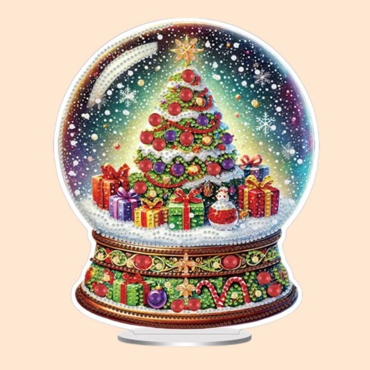 5D Weihnachtsbaum in Kugel | Diamond Painting