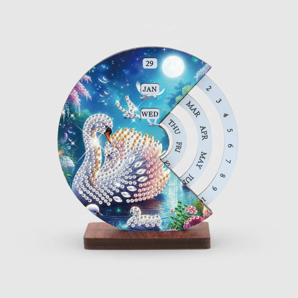 Schwan | Kalender | Diamond Painting