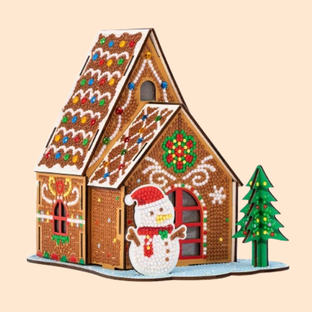 Weihnachtshaus | Bausatz | Diamond Painting