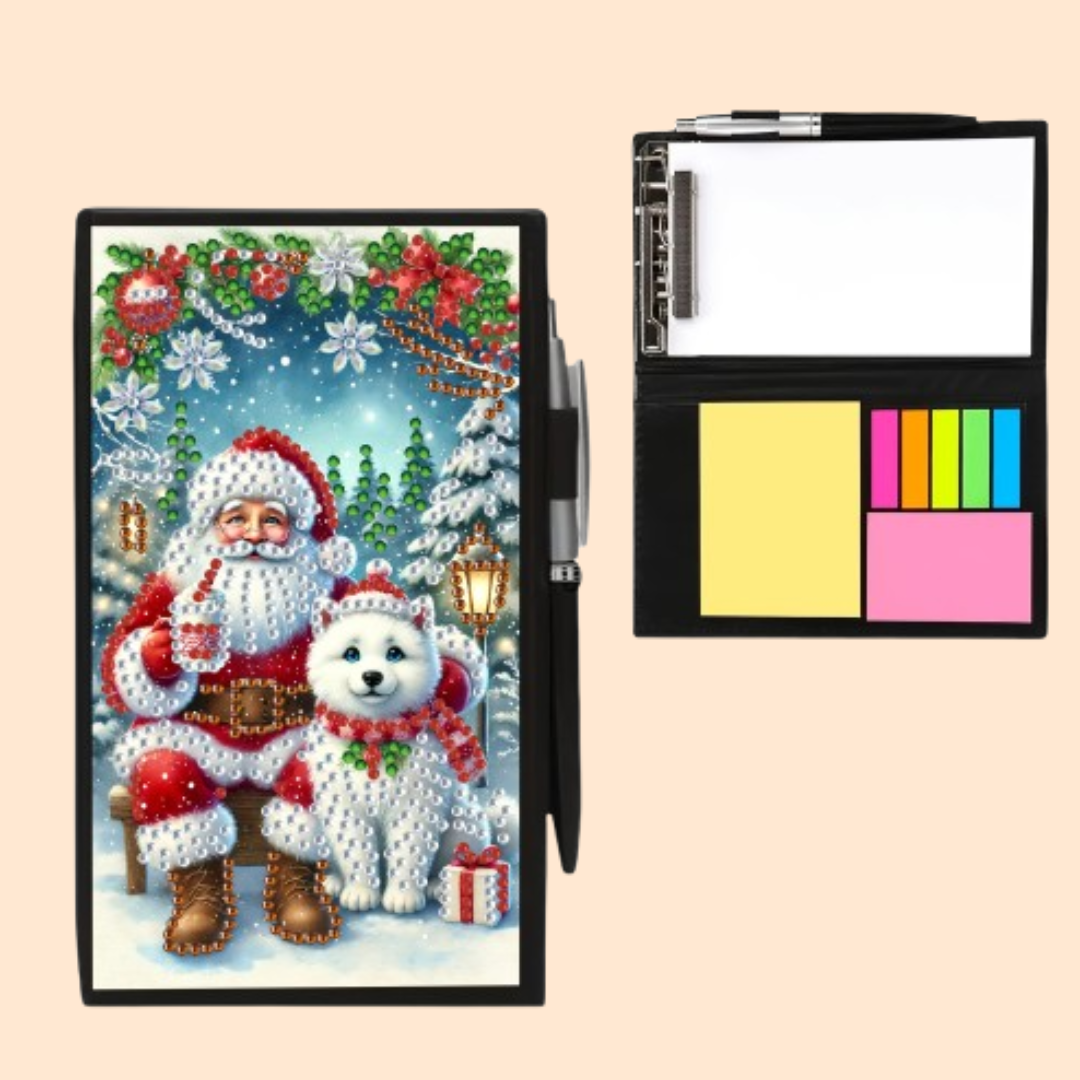 Weihnachtsmann | Notizbuch | Diamond Painting