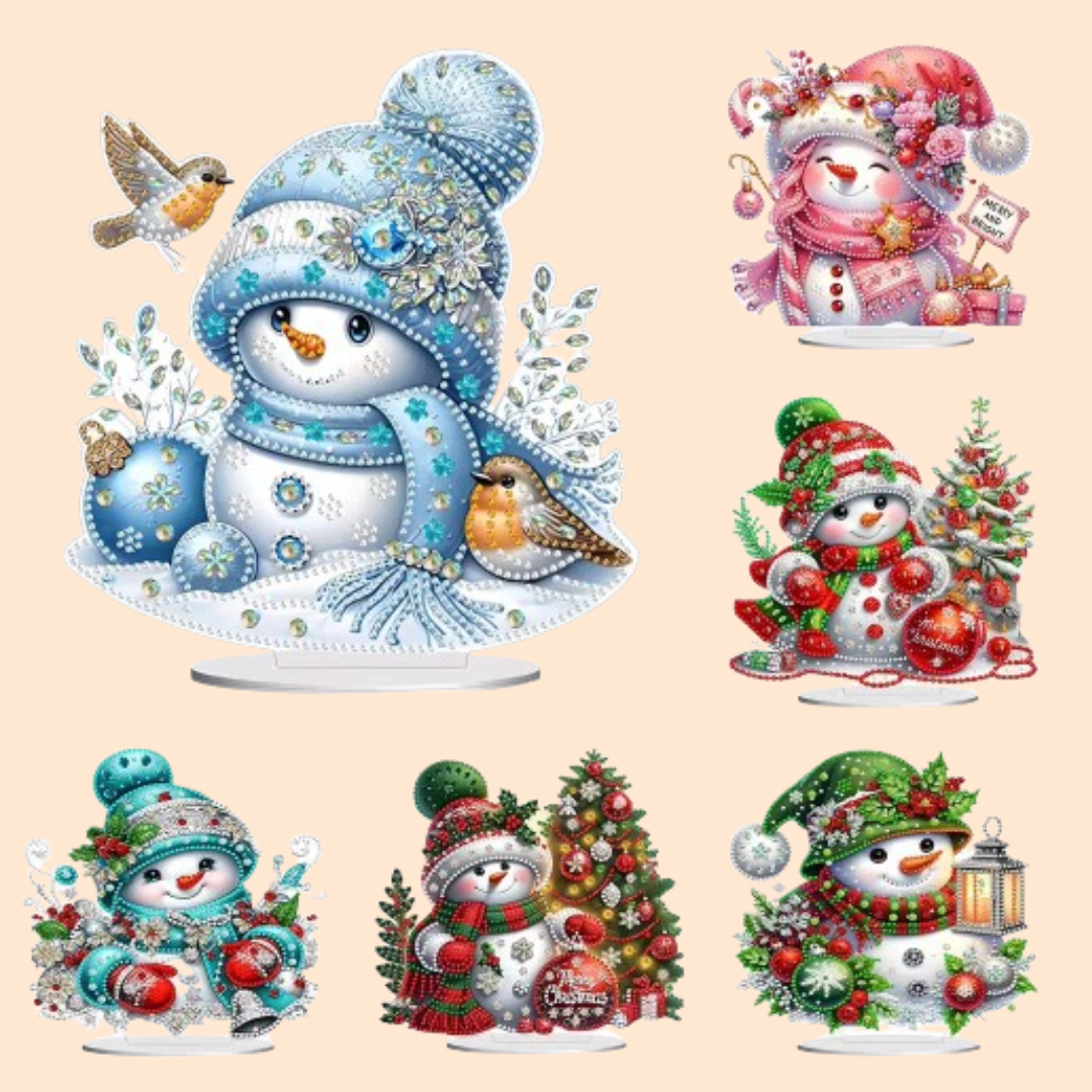 5D Schneemänner | Diamond Painting