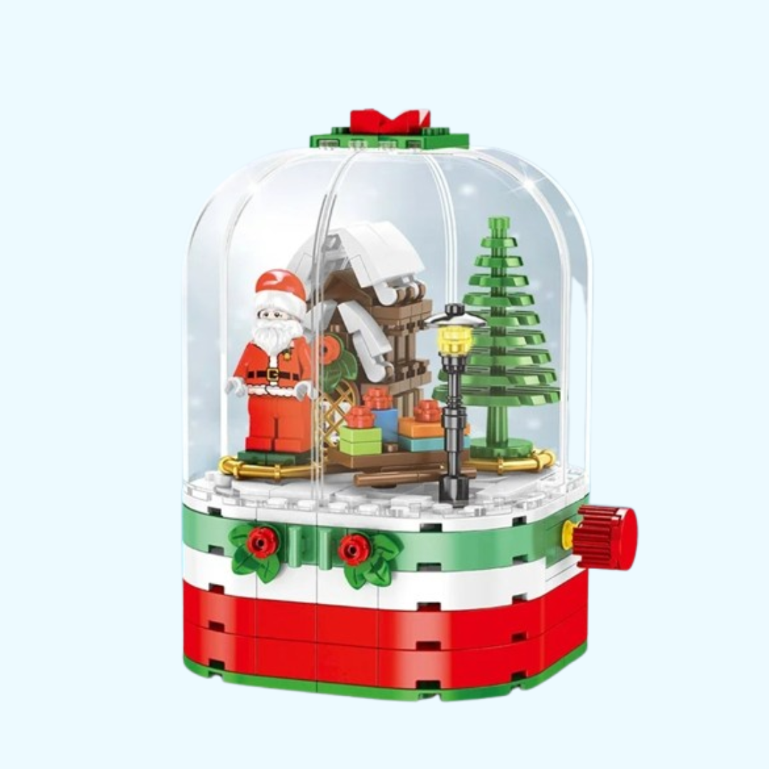 Weihnachtsmann-Spieluhr | Bausteine