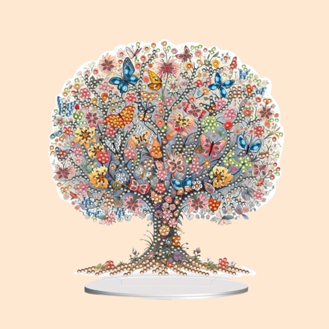 5D Schmetterlingsbaum | Diamond Painting