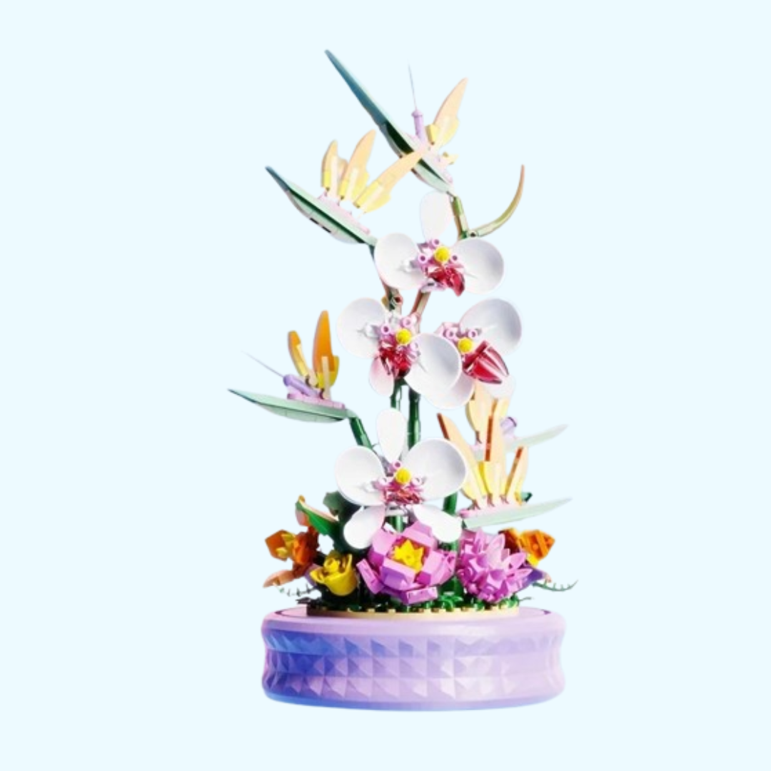 Blumen-Spieluhr | Bausteine