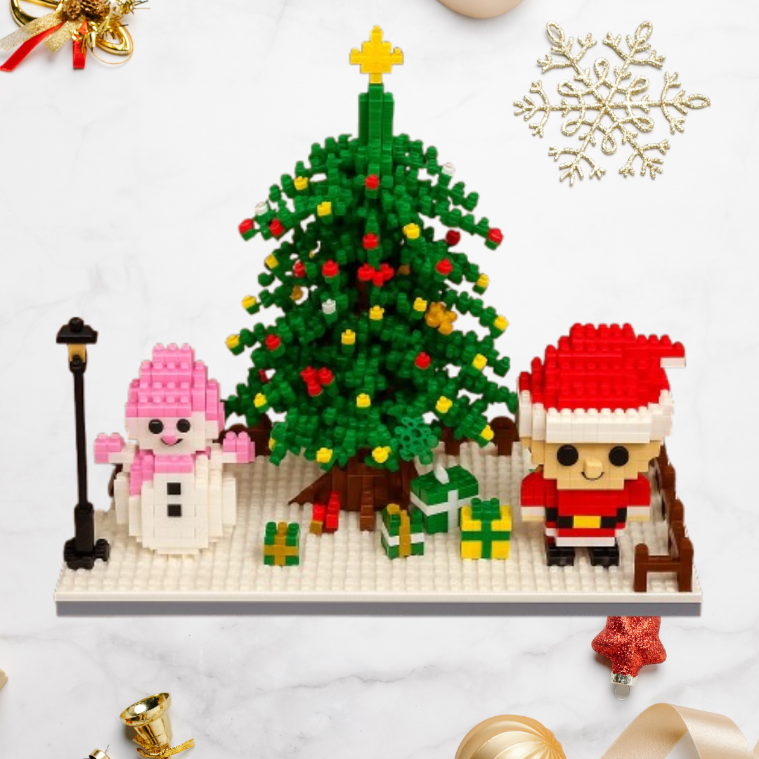 Weihnachts-Bautafel | Bausteine