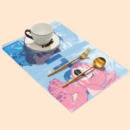 Blaues Wesen Platzset | Diamond Painting