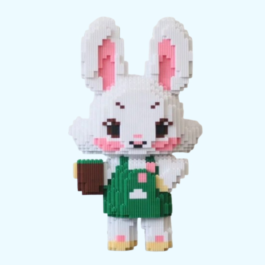 weißes Kaninchen | Bausteine