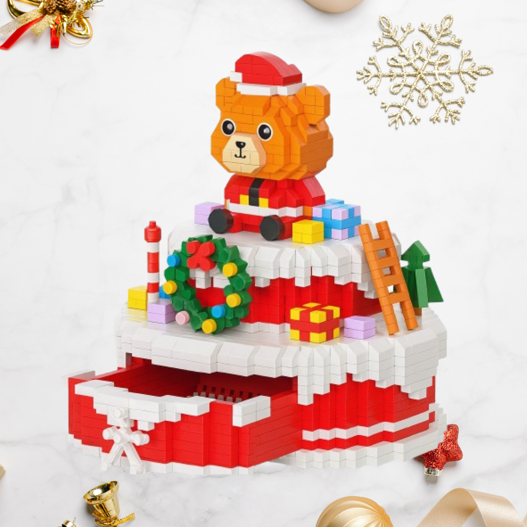Weihnachtstablett | Bausteine