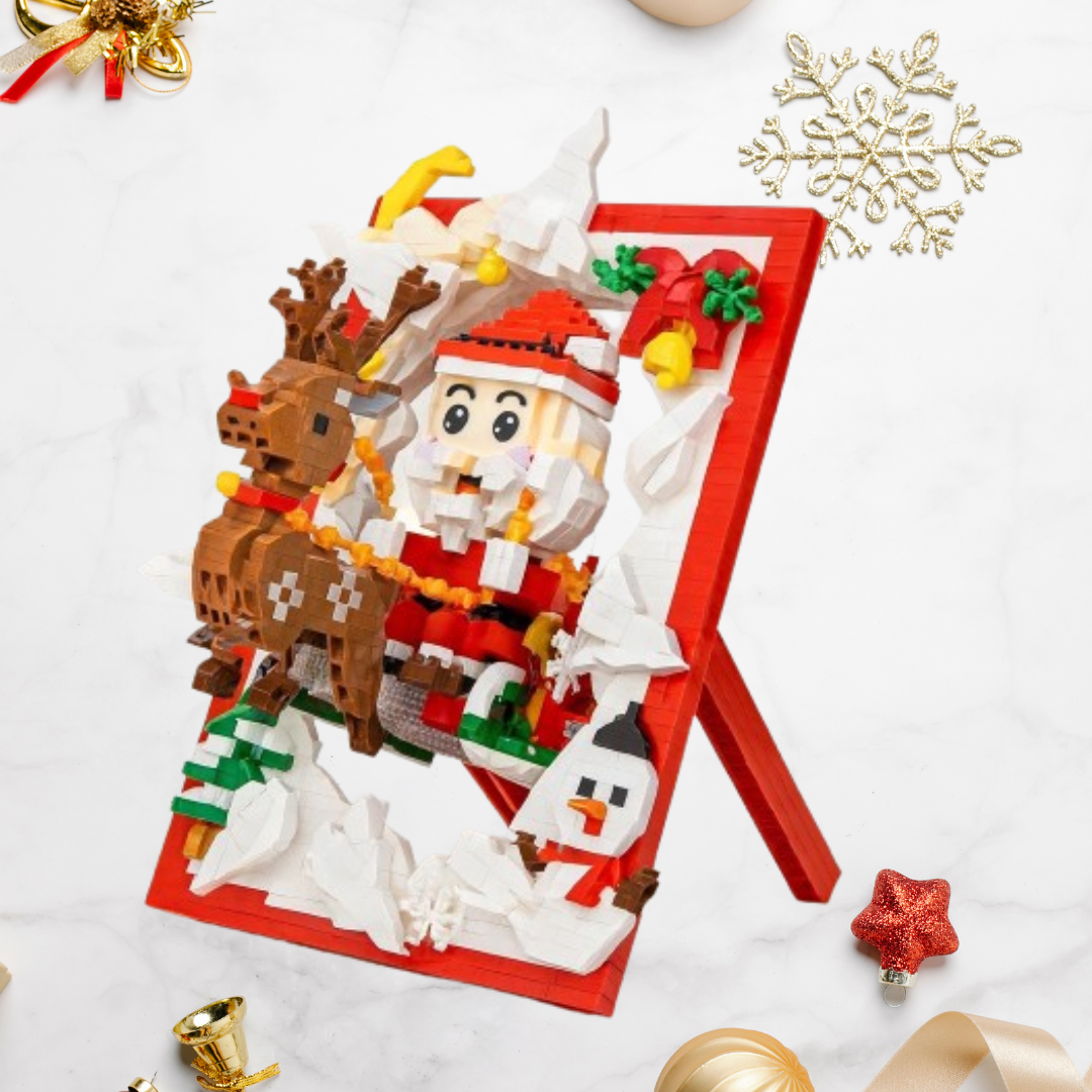 3D-Weihnachtsmalerei | Bausteine