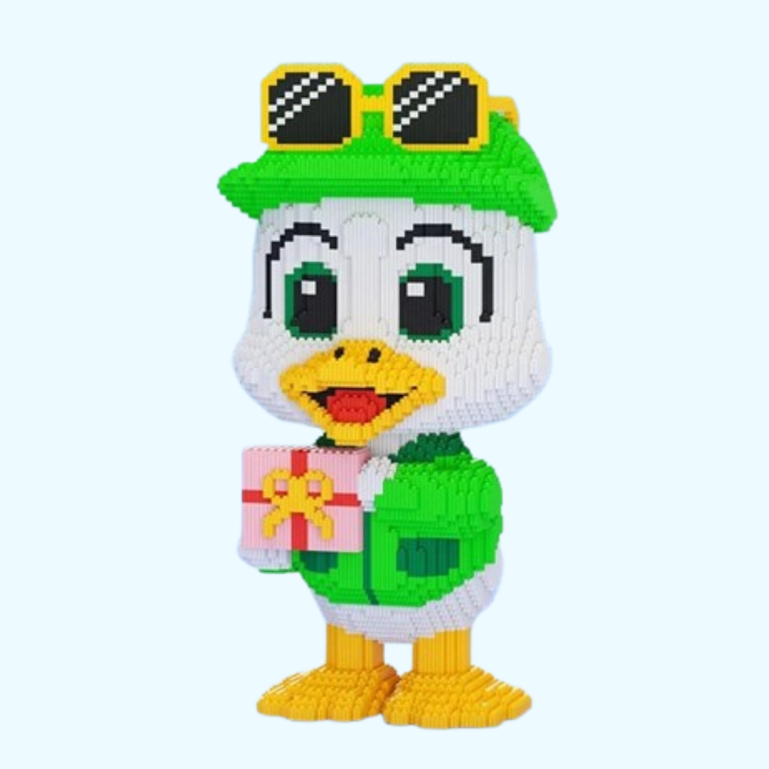 Ente mit Geschenk
