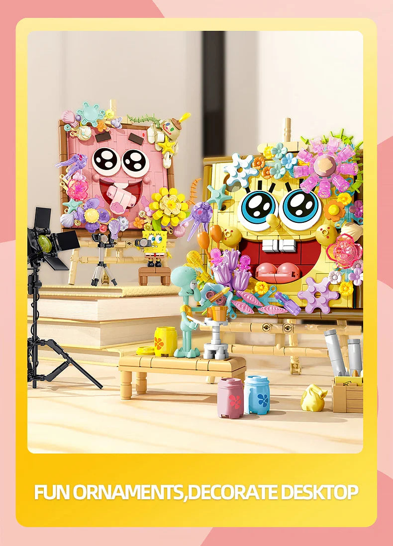 3D-Gemälde Seesterne  | Bausteine