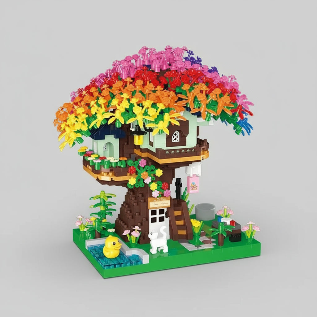 Regenbogen-Baumhaus | Bausteine