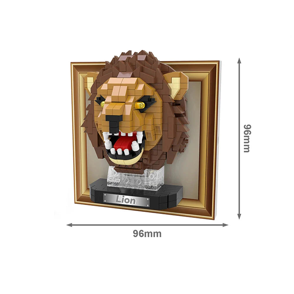 Mini 3D Bild Löwe | Bausteine