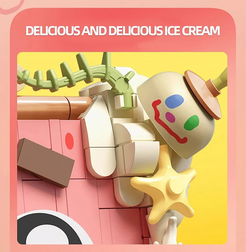 3D-Gemälde Seesterne  | Bausteine