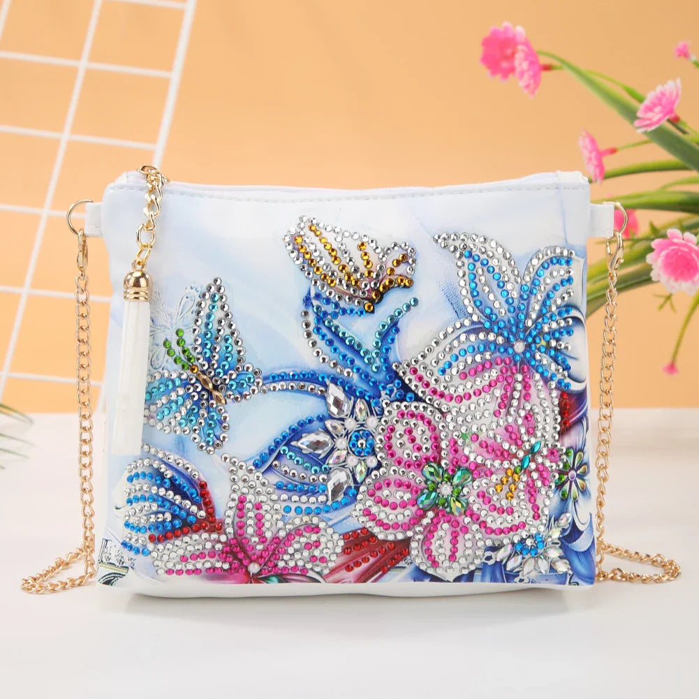 Handtasche mit Blumen | Diamond Painting