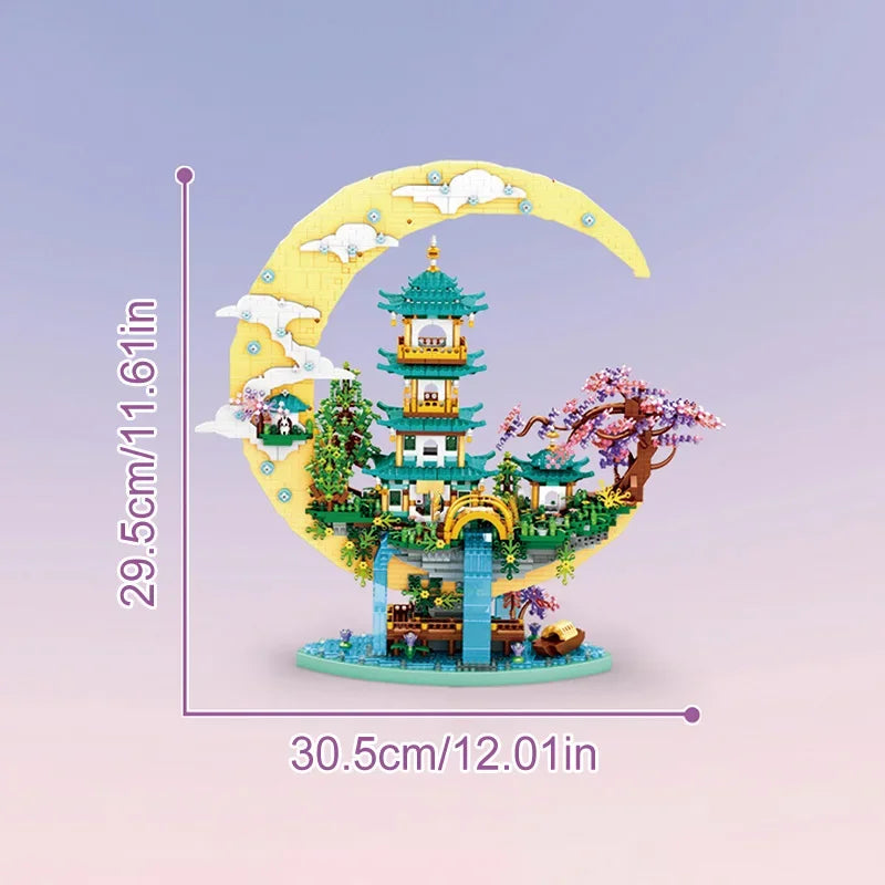 Haus auf dem Mond | Bausteine