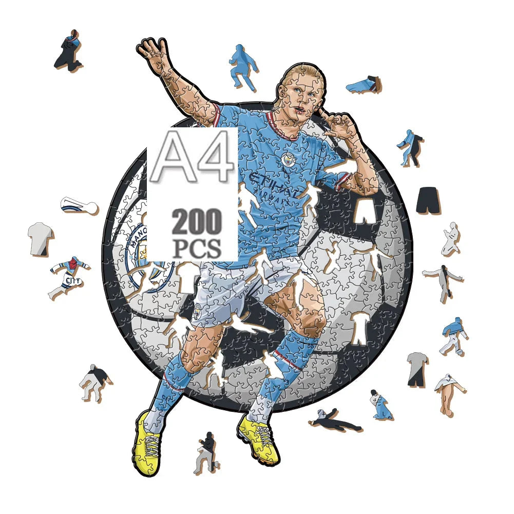 Erling Haaland | 2D Holzpuzzle