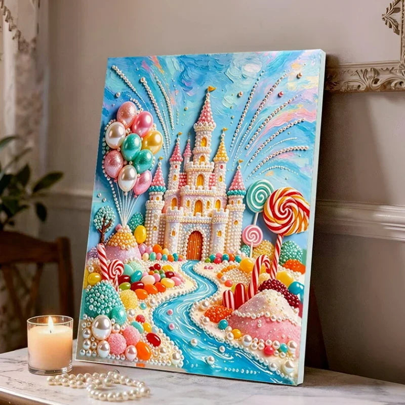 Schloss | Premium Perlen Diamond Painting