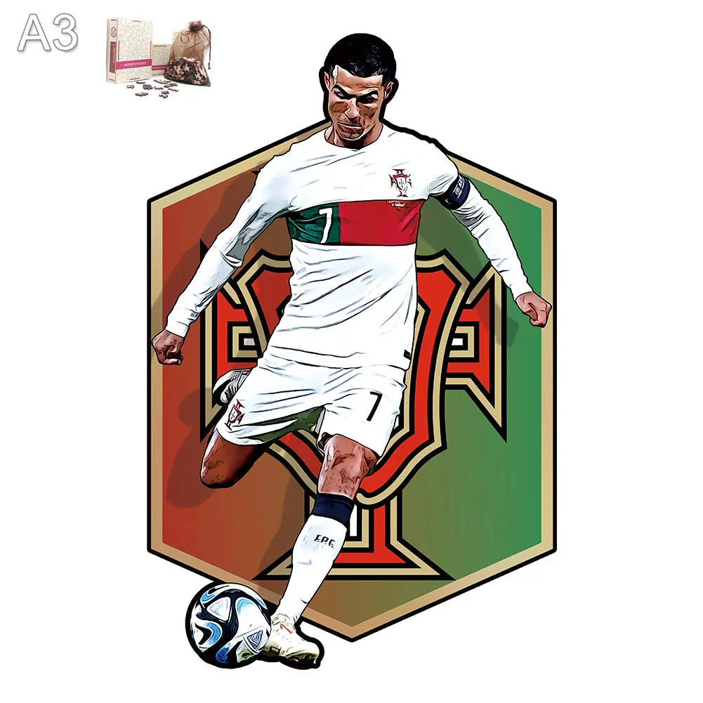 Ronaldo Portugal | 2D Holzpuzzle