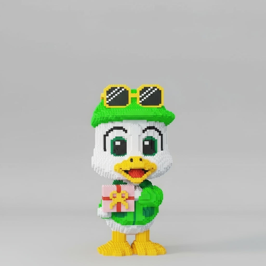 MEGA Ente mit Geschenk | Bausteine