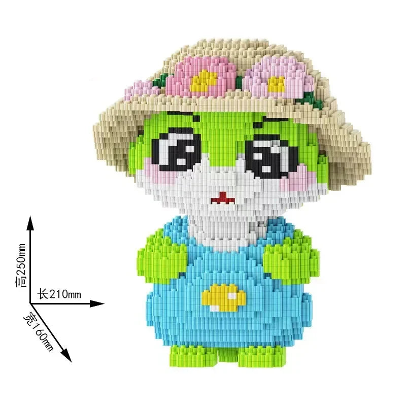 Schildkröte mit Hut | Bausteine