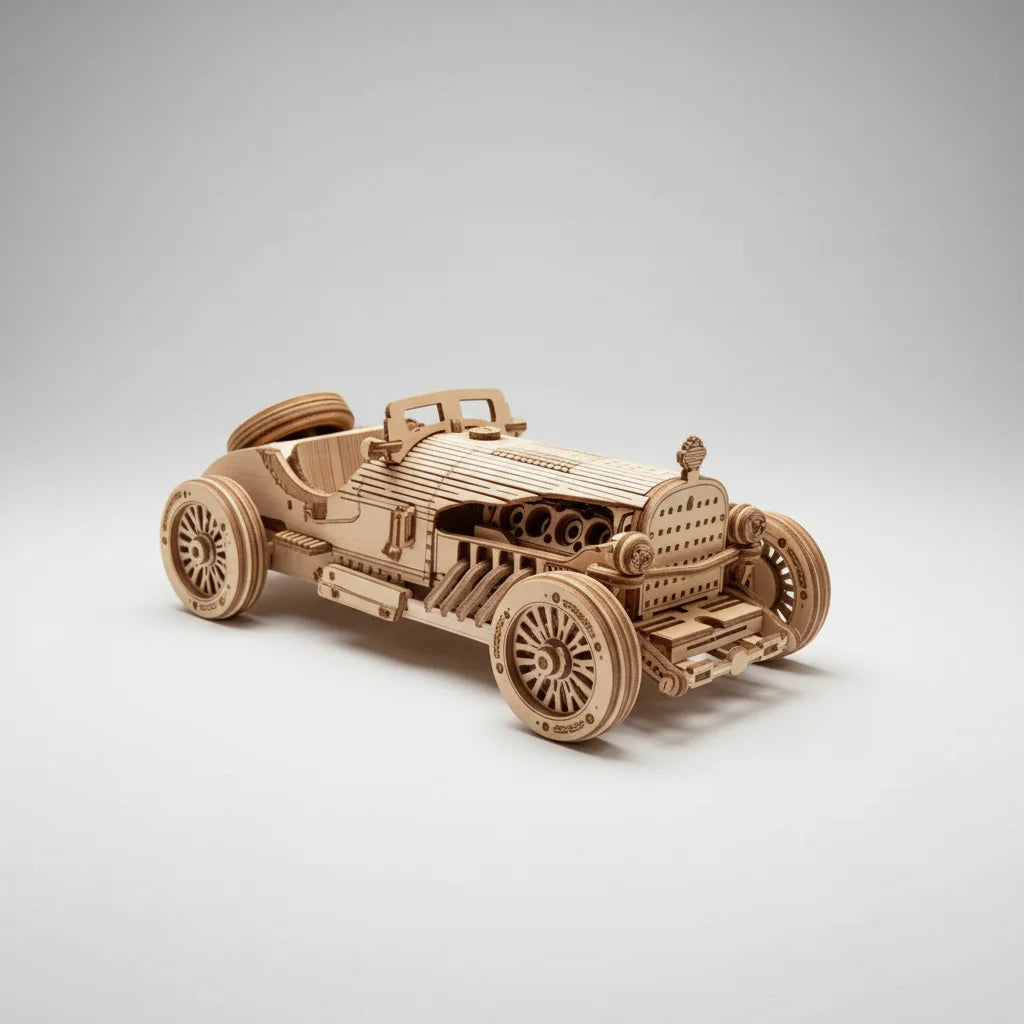 Vintage Sportwagen | 3D Puzzle