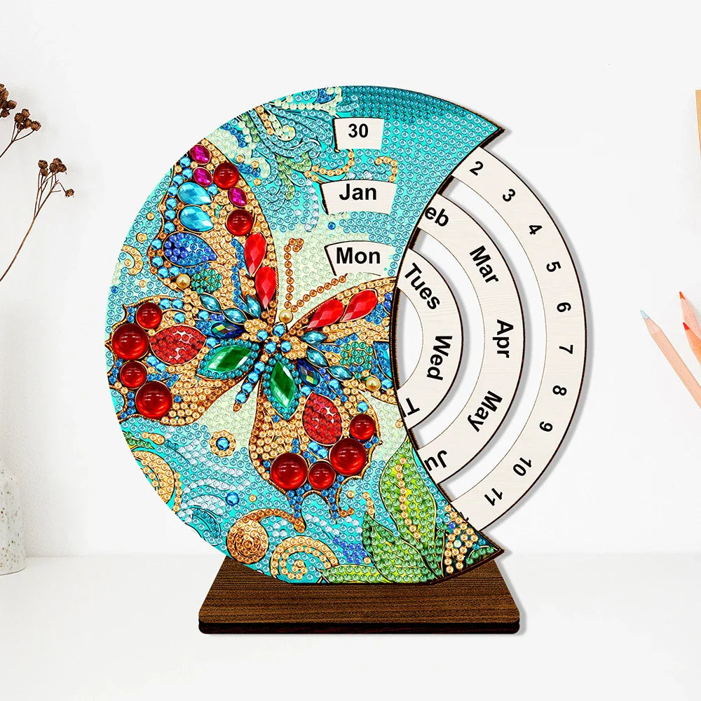 Roter Schmetterling | Kalender | Diamond painting