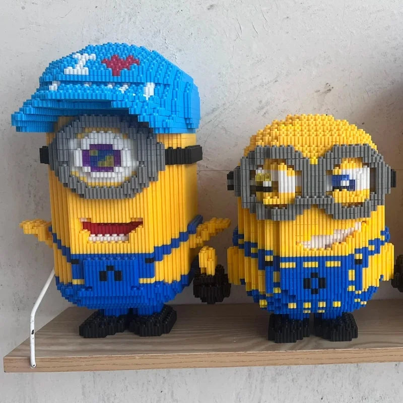 Gelbes Wesen mit Brille | Bausteine