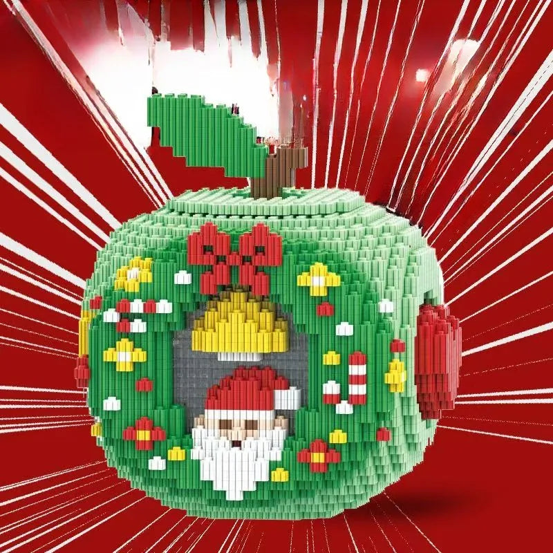 3D Weihnachtsapfel | Bausteine