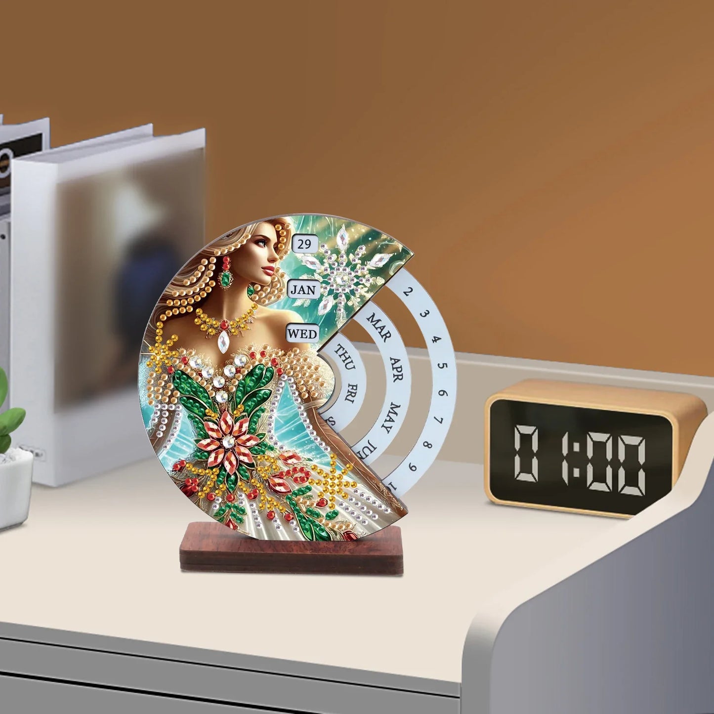Frau | Kalender | Diamond painting