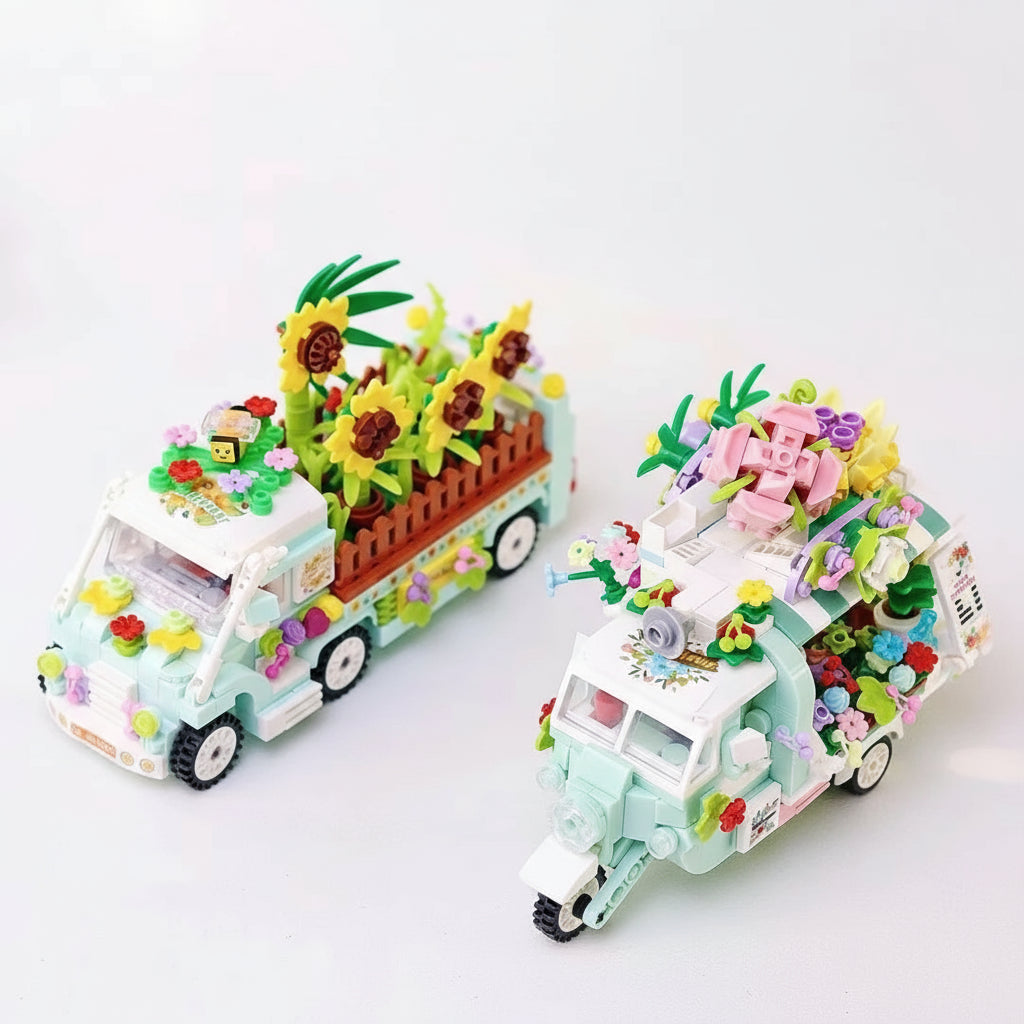 Sonnenblumenwagen | Bausteine