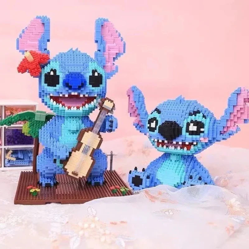 Blaues Wesen mit Gitarre | Bausteine