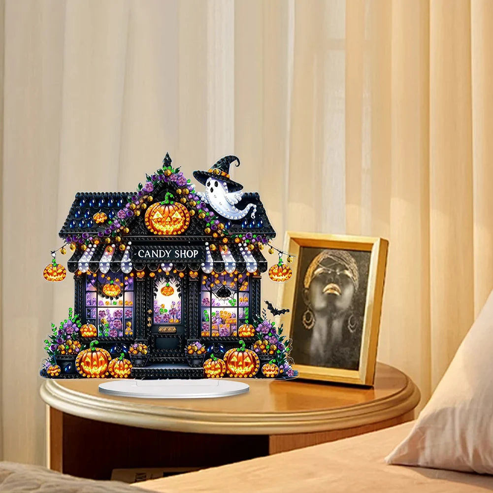 5D Halloween-Süßigkeitshaus | Diamond Painting