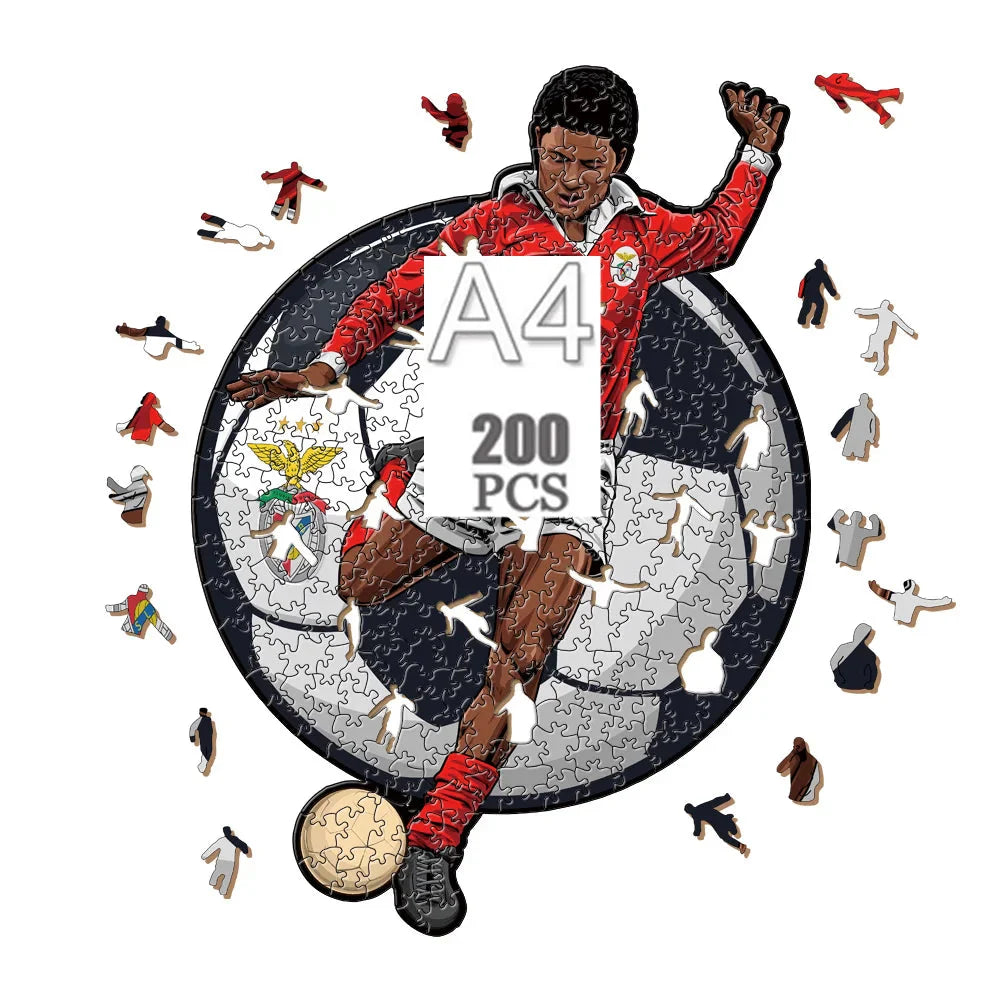 Eusébio | 2D Holzpuzzle